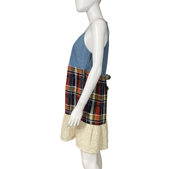 Umgee Plaid & Denim Boho Multicolor Dress
New - Picture 4 of 10